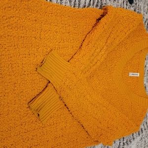 MUSTARD YELLOW SWEATER SZ:L